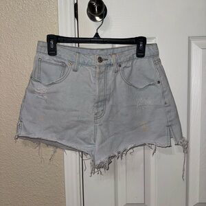 Light Wash Jean Shorts